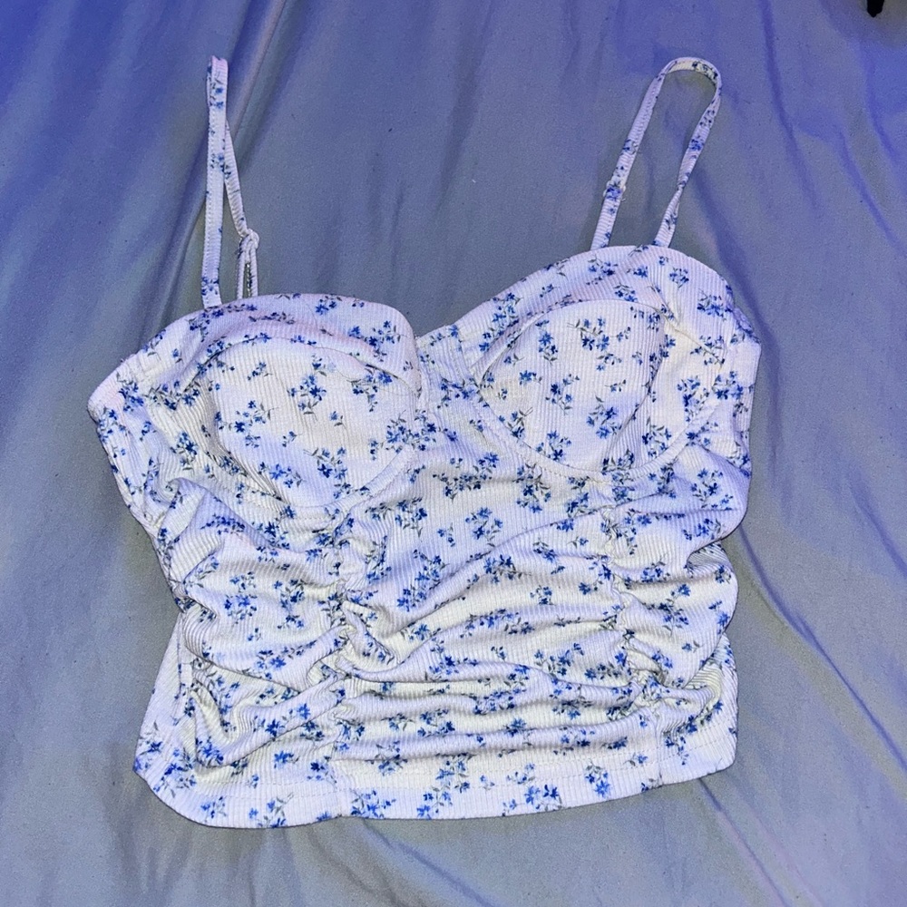 SHEIN floral halter cami top